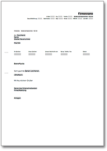 Allgemeiner Geschäftsbrief – Musterbrief zum Download